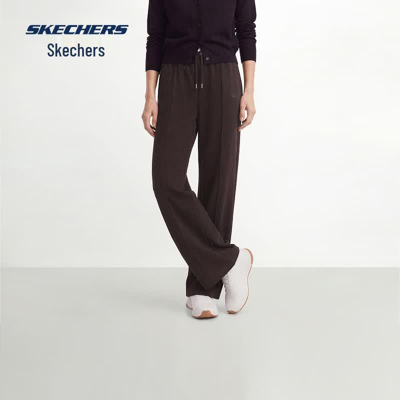 Skechers Women's Wide-Leg Casual Knit Trousers