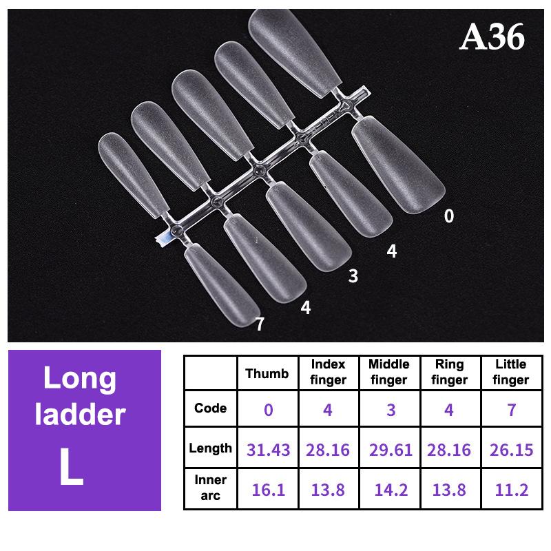 100Pcs/Box False Nails Transparent Press On Nails Coverage False Nails Tips Short Shaped Water Drop Full Sticker For Nails