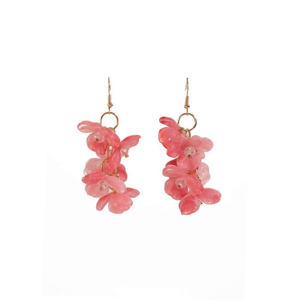 Lily of the Valley Flower Earrings, Summer Beach Vacation Sweet Fresh Elegant Long Tassel