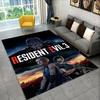 Tappeto Cartoon 3D R-Resident Evil Leon per Camera da Letto Soggiorno Divano Sala Giochi Zerbino Decorazioni per la Casa, Tappeto per Area Bambini Antiscivolo