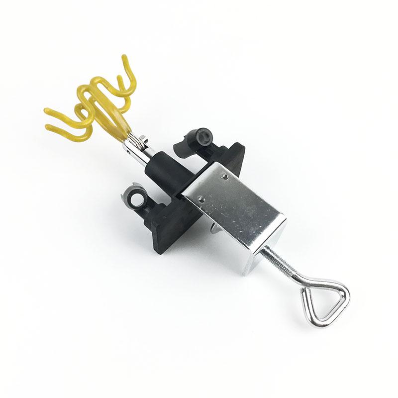 Rotating Airbrush Paint Holder with 4 Pen Clips and Angle Adjustment