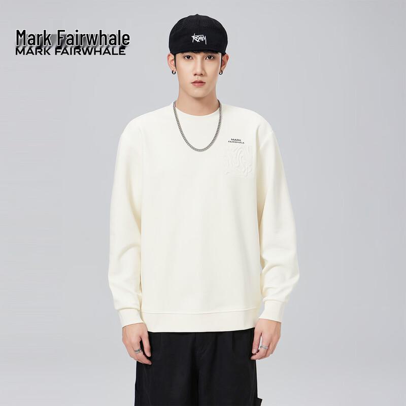 

Mark Fairwhale Men s Letter Print Pullover Sweatshirt 3XL