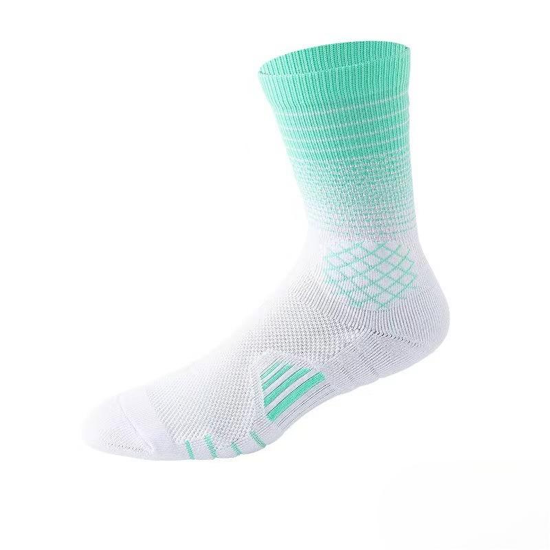 Men's Spring and Autumn Professional Basketball Colorful Non Slip Socks