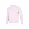 Solid Color Crewneck Pullover Long-sleeve Sweatshirt for Men In Pink