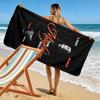 Lady Gaga Print Beach Towel, Large Soft Quick Dry Towel for Beach Camping Swimming