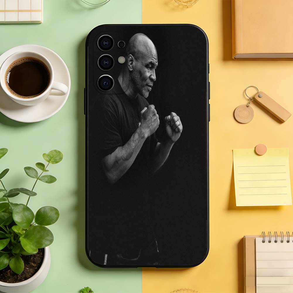 

Mike Tyson Phone Case Black Silicone Soft For Samsung S25,S24,S21,S22,S23,S30,Ultra,S20,Plus,Fe,Lite Samsung S23plus5G