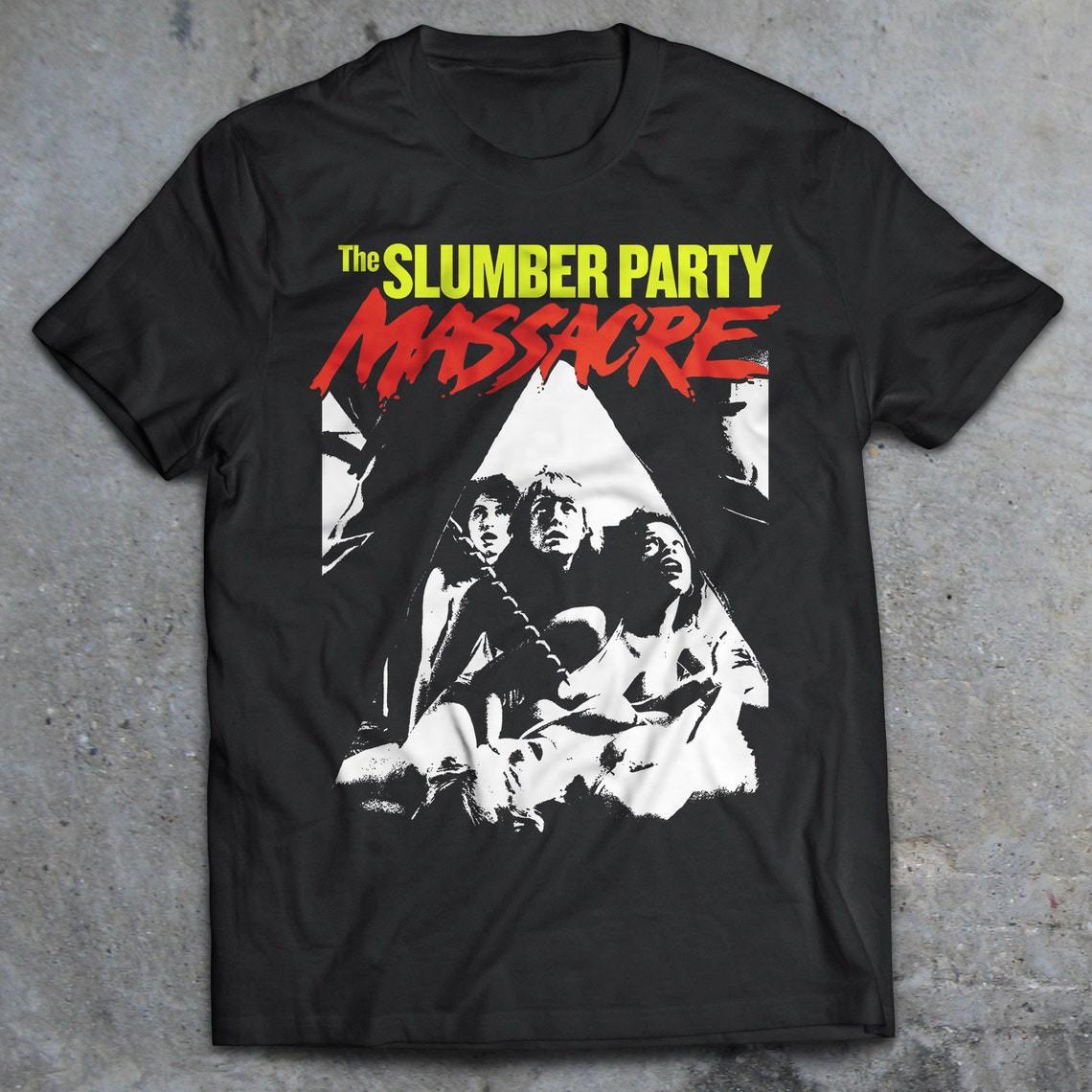 

Slumber Party Massacre 1982 T-Shirt Mens Womens Tees Top, 80 s Horror Shirt, Lost Boys, Unisex tee 4XL