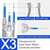 Cpap Tubing Cleaning Brush Set With Soft Hose Ties For Home Use