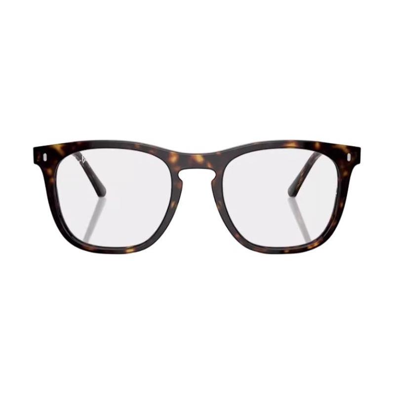 RAYBAN Monturas de Gafas Ópticas Rectangulares de Acetato Estilo Pareja Unisex Multicolor para Graduación 0RX2210VF