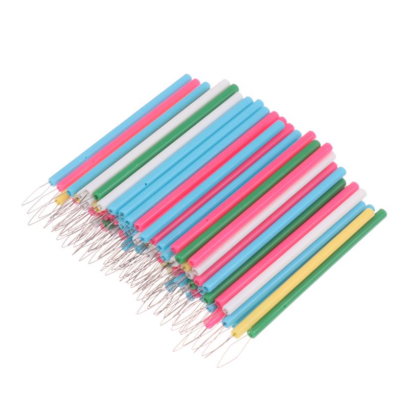 100Pcs Essential Plastic Threading Tool Set For Sewing - A Convenient Sewing Tool Suitable For Beadwork And Handicrafts