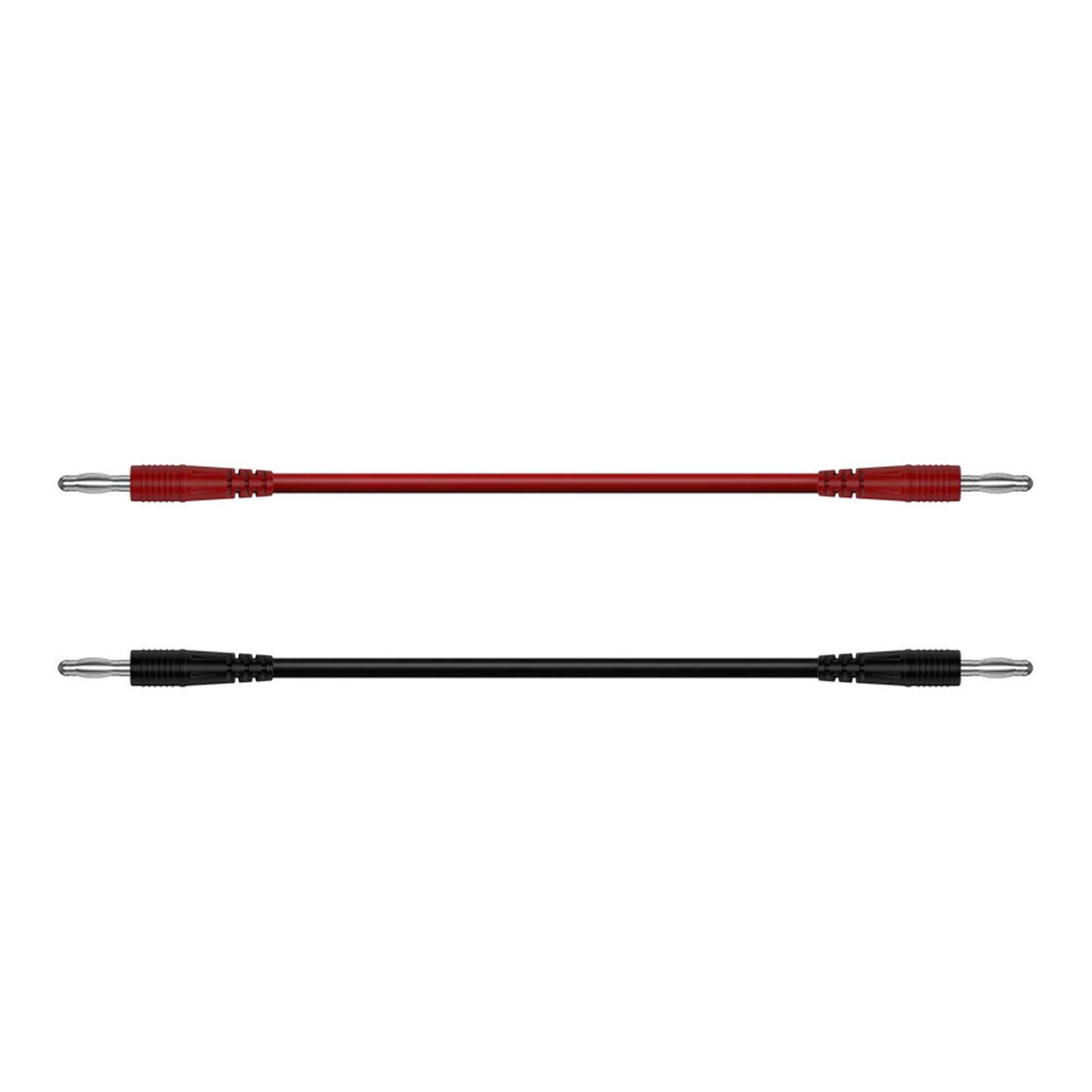 

Двойные литые 4-мм тестовые провода с разъемами типа «банан» с изоляционной ПВХ-оболочкой, высокопроводящие двухсторонние разъемы типа «банан» для лаборатории