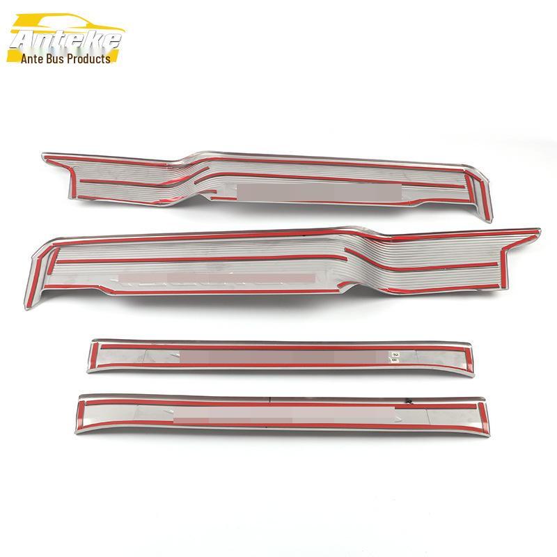 Odyssey Stainless Steel Welcome Pedal Sill Strips for 14 Models - Anti-Scratch Trim Modification