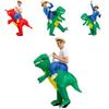 Levendig Opblaasbaar Dinosauruskostuum Voor Volwassenen En Kinderen Perfect Voor Halloweenfeesten
