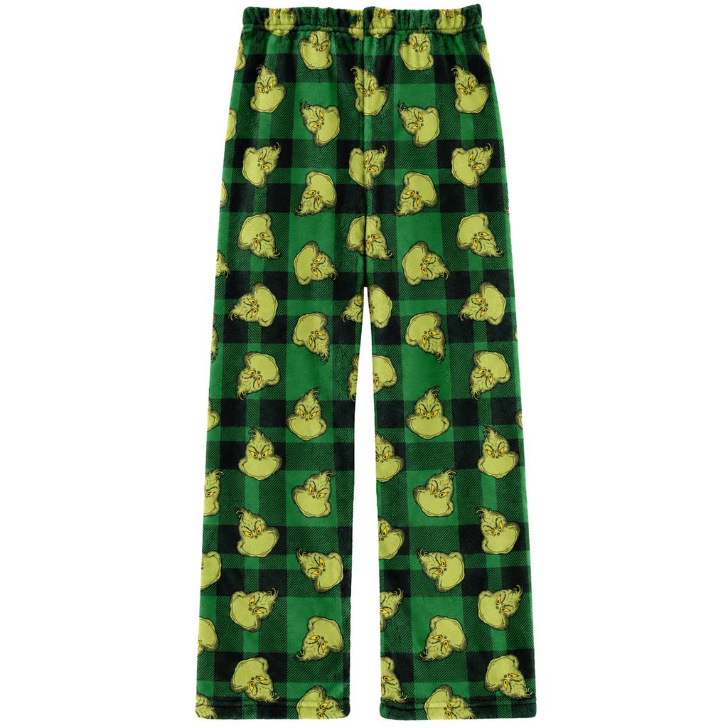 Women's Halloween Straight Leg Flannel Pants for Fall and Holiday Home Wear