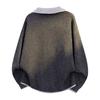 New Autumn and Winter Fake Two-piece Shirt Collar Sweater Men Knitted Couple Coat Men Pullover Versatile Top