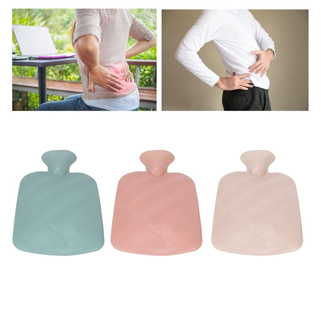 PVC Varmtvannsflaske Vinter Myk Hjem Bærbar Sårhet Relief Hand Feet Varmtvannspose for menstruasjon