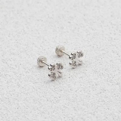 Women's Daily Accessory Sari Three-Leaf Clover Piercing