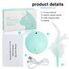 Cats Interactive Toy Automatic Intelligent Car USB Charging LED Indoor Kitten Toy