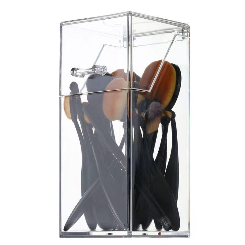 Acrylic Pearl Dustproof Makeup Brush Holder