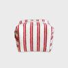 Striped Terry Pouch (Red Pink, S/L)