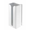 Plastic Bag & Kitchen Paper Holder, White, Approx. W13 X D11.5 X H26cm, Plate, Under-Cabinet Storage, Kitchen Storage, 7982