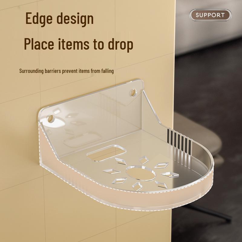 Punch-Free Wall-Mounted Camera & Router Shelf for Indoor/Outdoor Use