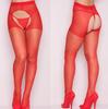 Shengrenmei New Tights Fashion Pantyhose Red White Stockings Women Ladies Sexy Lingerie Open Crotch Tights  Dropshipping
