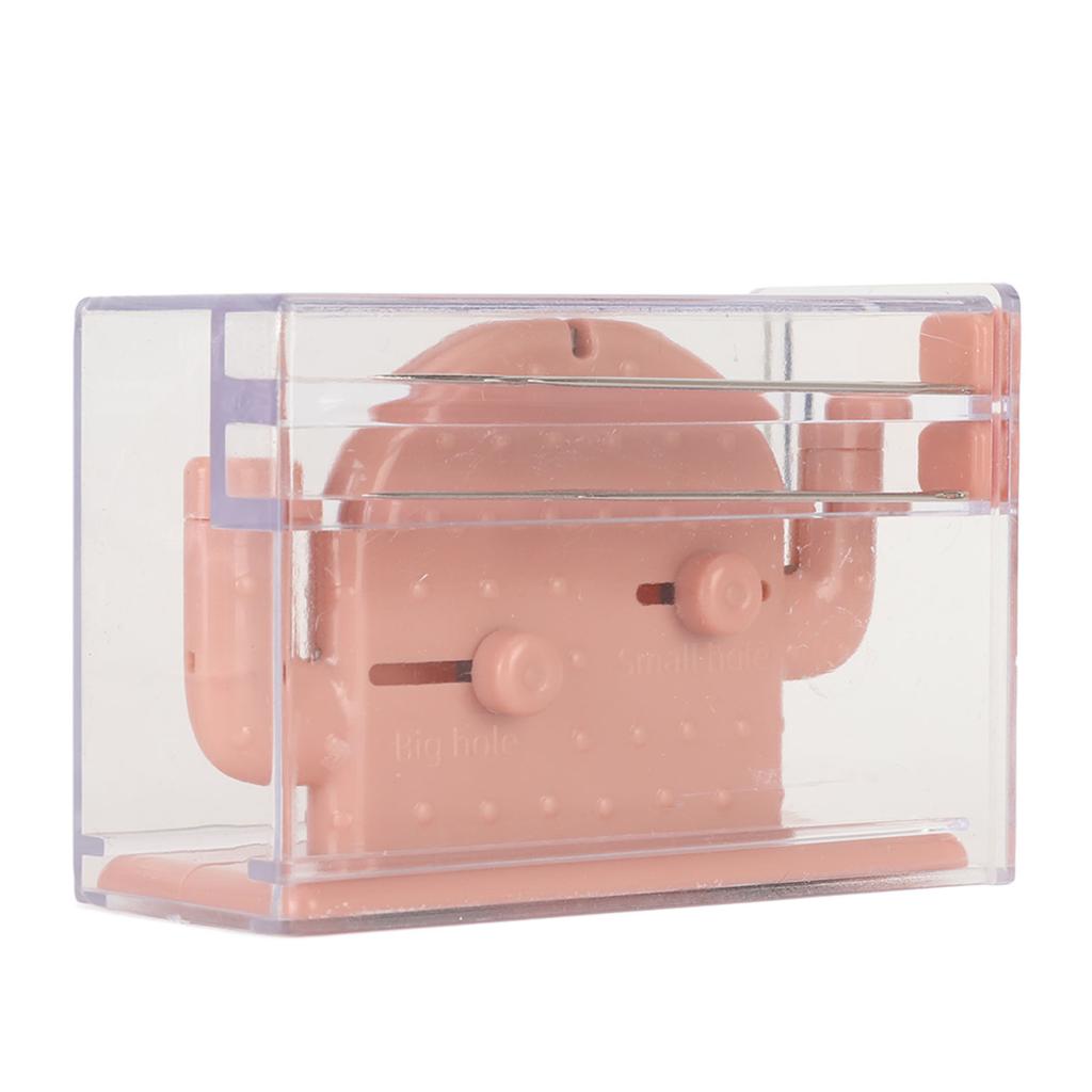 Double Headed Needle Threader with 10 Sewing Needle 2 Needle Minder Easy Operation Cactus Needle