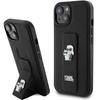Etui Do iPhone 15 Karl Lagerfeld Gripstand Saffiano Czarne
