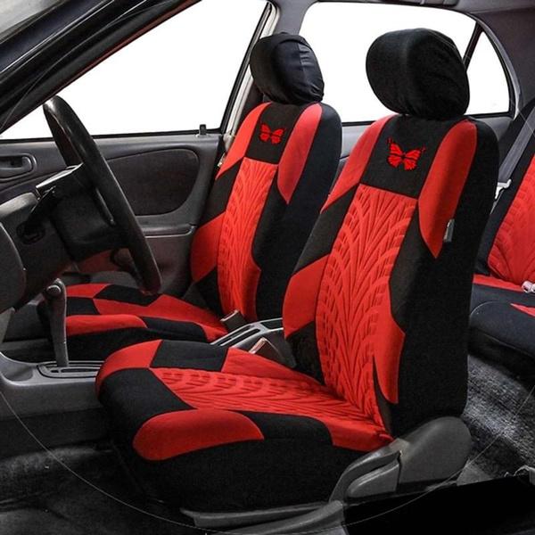 Universal 2/4/9PCS 3 Sizes Available Butterfly Car Seat Cover Full Set Universal Car Seat Protection Covers Car Interior Accessories