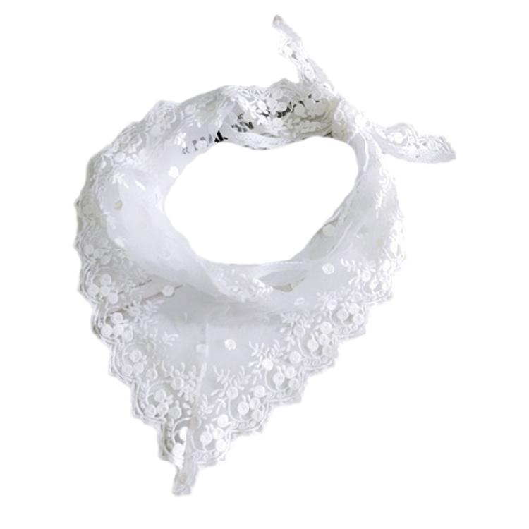 Ethnic Lace Scarf Bandana Girls Hairband Elegant Scarf Headpiece Head Ornament 1