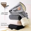 Women's Extra Thick Fleece-Lined Lambswool Pants – High Waist, Elastic, Warm Winter Layer