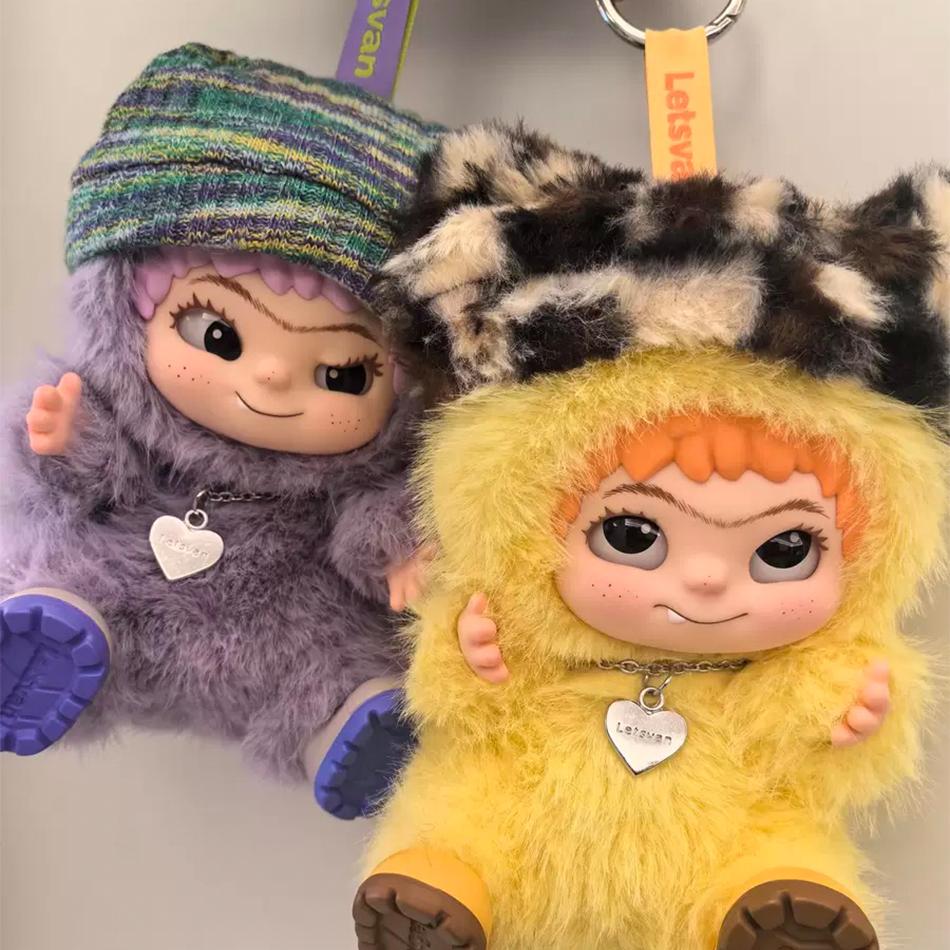 Wakuku пухнастий модний веселий подарунковий набір мила фігурка Wakuku коробка-сюрприз мила лялька підвіска лялька сумка-сюрприз подарункова іграшка