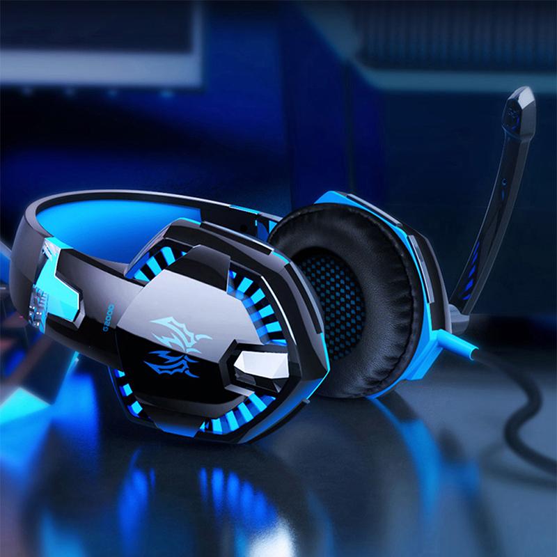 Game Headphones Gaming Headsets Bass Stereo Over-Head Earphone PC Laptop Microphone Wired Headset for Computer PS4 Xbox