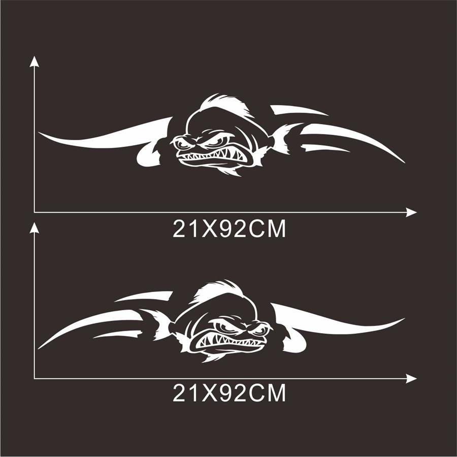 Fish Boat Stickers Decal Vinyl Art Pattern Cruise Body Stickers Waterproof  Sticker