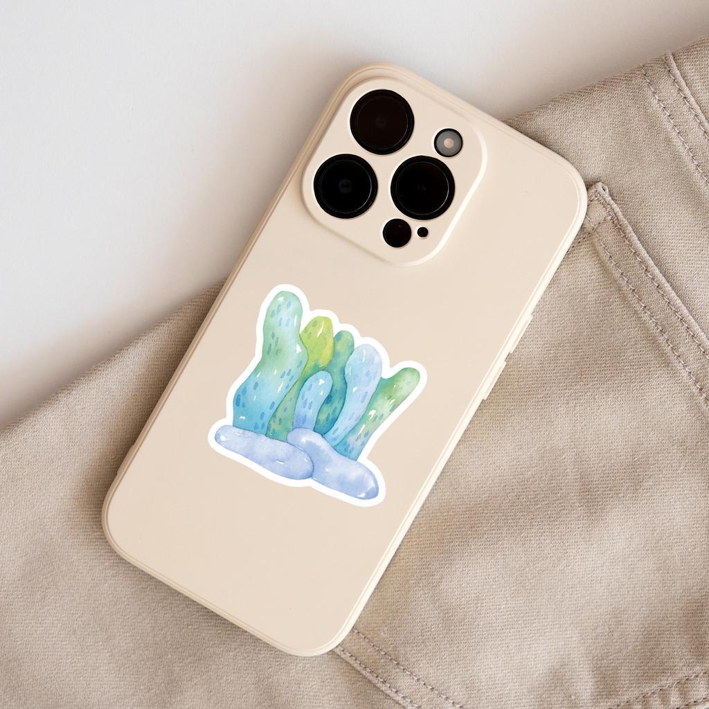 50 Cartoon Underwater World Graffiti Stickers Computer Suitcase Waterproof Decorative Stickers Ocean Stickers