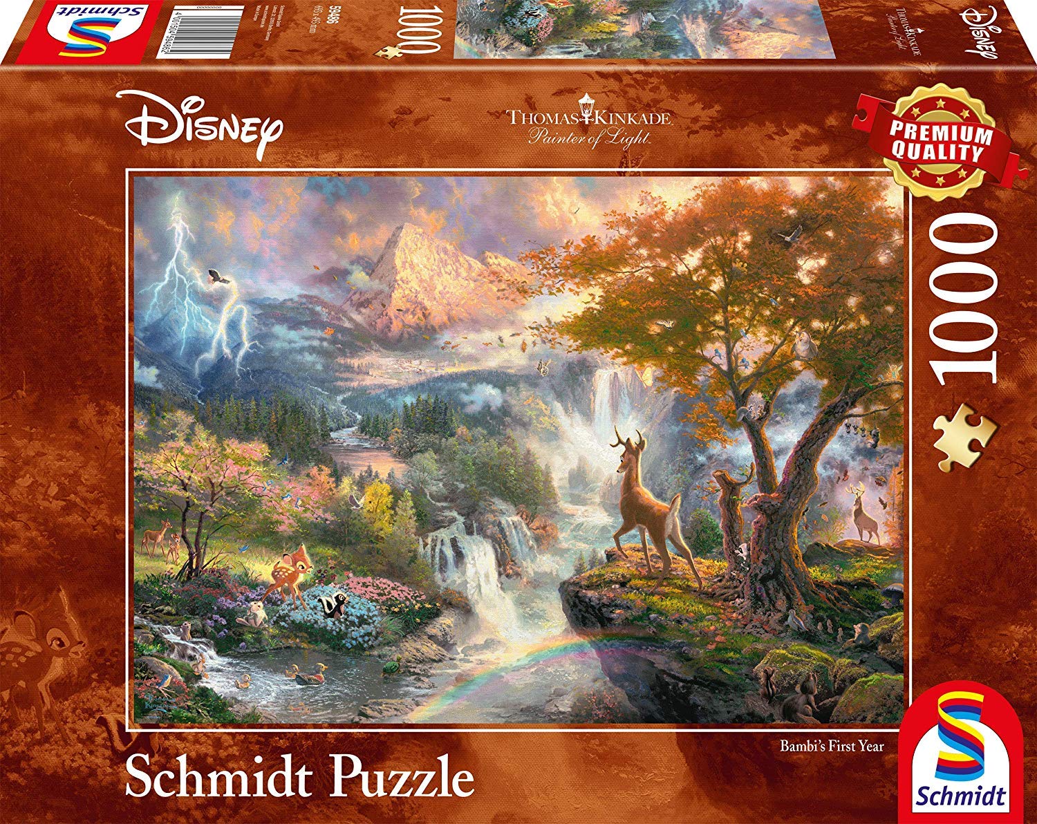 

1000 Piece Jigsaw Puzzle Thomas Kinkade Bambi Thomas Kinkade Bambi 1000 Piece Jigsaw cm x 49 Puzzle(69 cm) [Item]