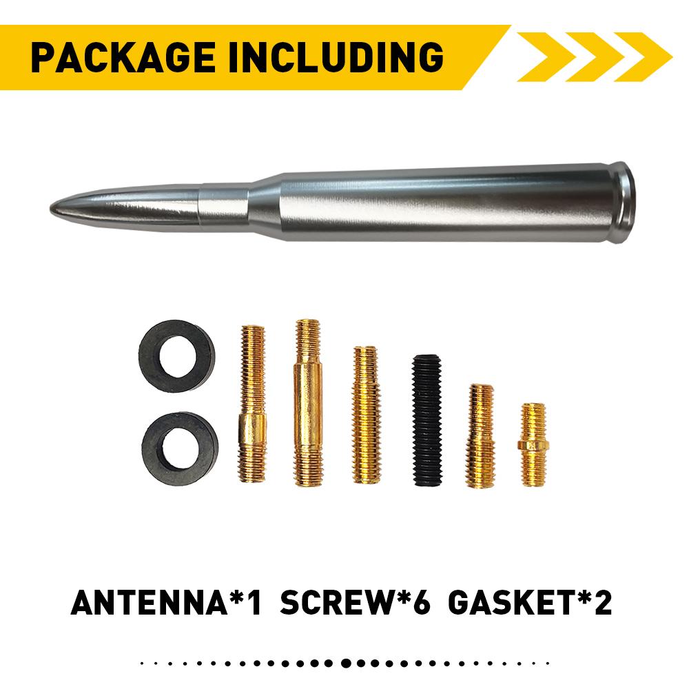 

Car Antennas Bullet Antenna Universal Auto Radio Signal Aerials Roof Antennas For Kia Ford Toyota Hyundai Boats Car Accessories серебряный