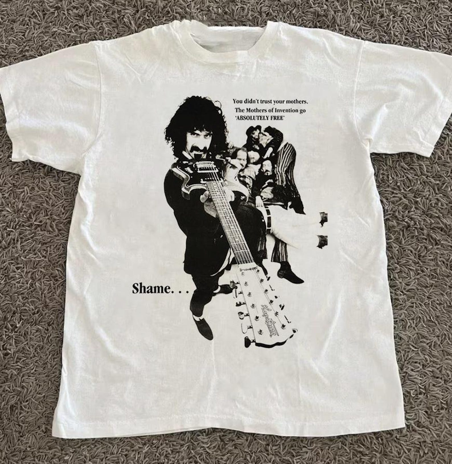Frank Zappa Music Gift Unisex T-Shirt Cotton Full 3XL