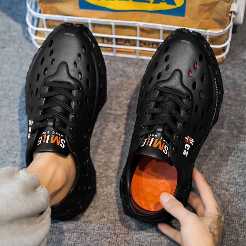 Men Wear Non-slip and Deodorant Sports Sandals In Summer, and Drive A Full Package of Large-size Beach Sandals