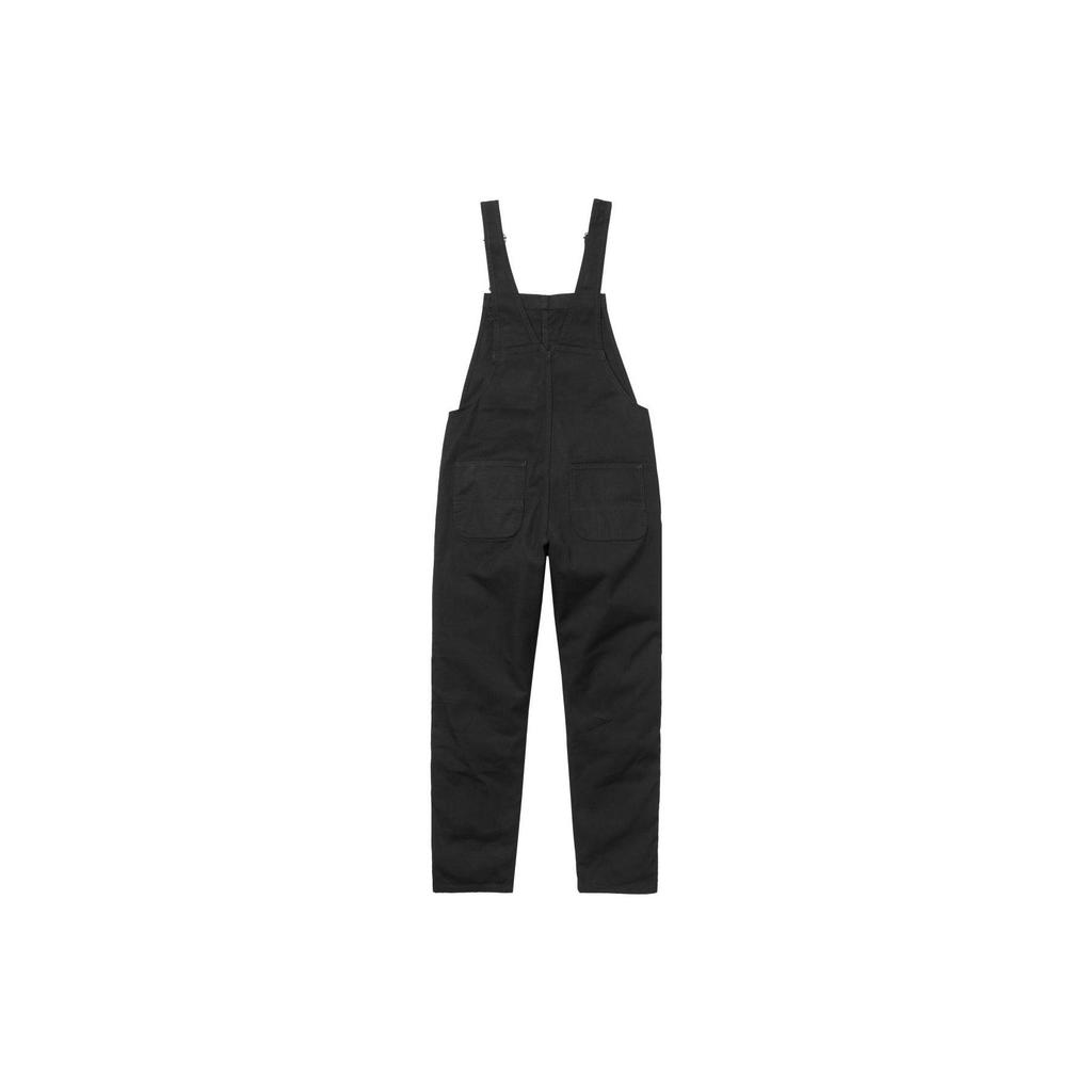 Carhartt WIP Womens Hudson Bib Overall Black Women Streetwear I028634-89-02