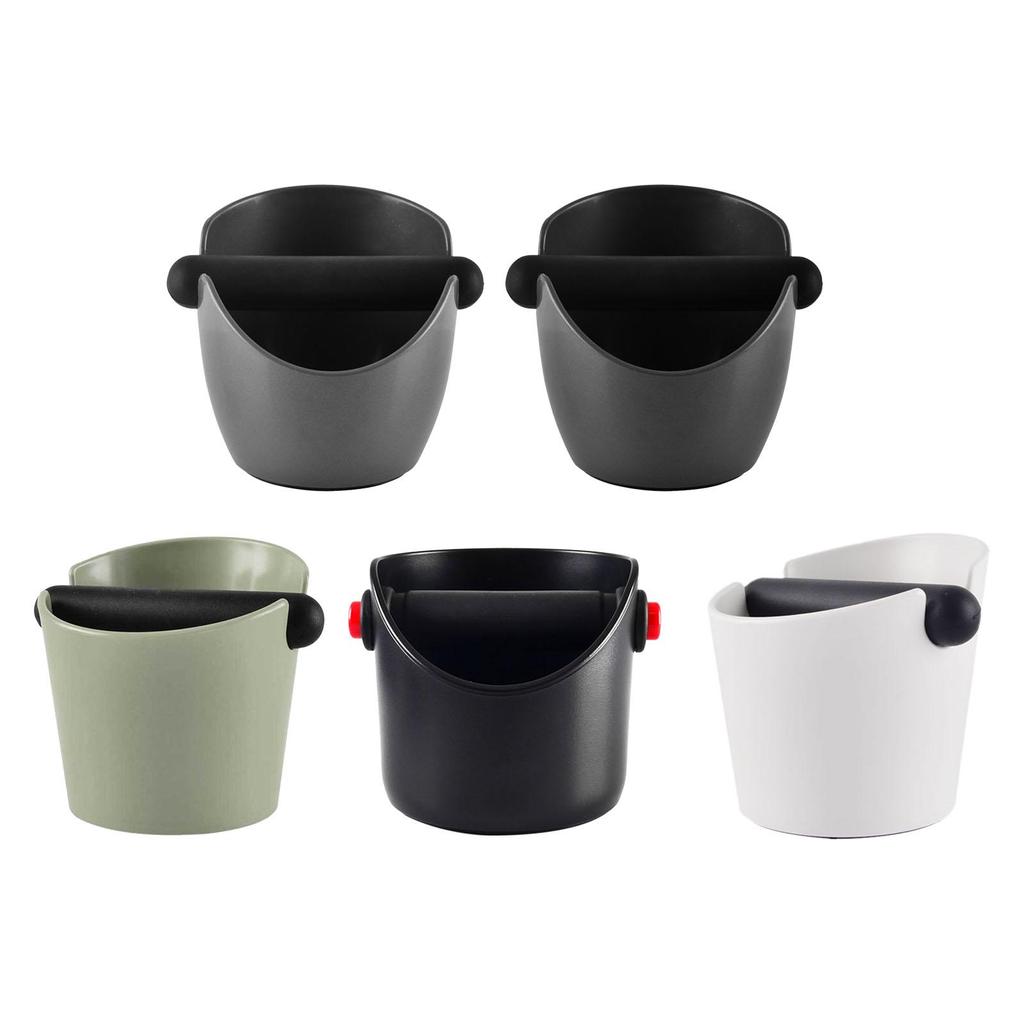 Coffee Knock Box Black Anti Slip Coffee Grind Dump Bin With Detachable Knock Bar Residue Box Coffee Tools Cafe Accessories