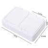 Ins White Storage Box Pop-Up Desk Organizer Box Kpop Idol Photo Card Holder Small Card Protective Case Collection Organizer Case