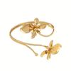 1PC Retro Flower Winding Irregular Bracelet Fashionable Elegance High Sense