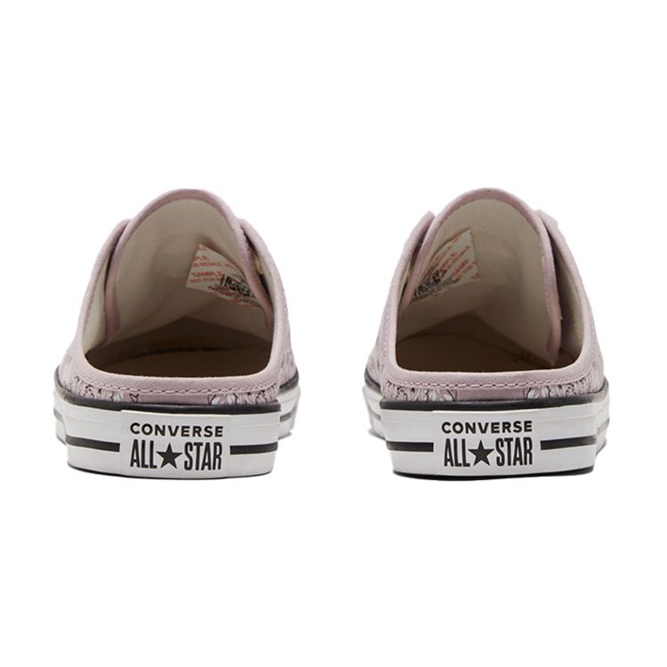 Converse Chuck Taylor All Star Bequeme Lässige Gummi-Sohlen Pantoletten Damen Sandalen Rosa Lila 571943C