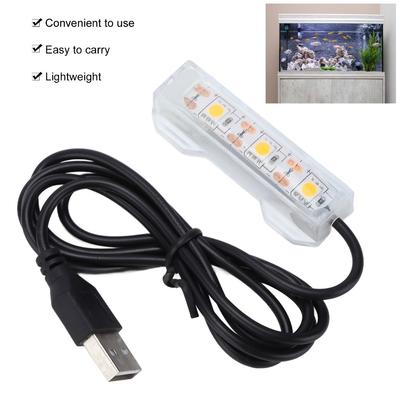 Decorative Lighting USB Aquarium Light Multicolor Plastic Aquarium LED Light LED Submersible Underwater Fish LED Lamp Aquarium