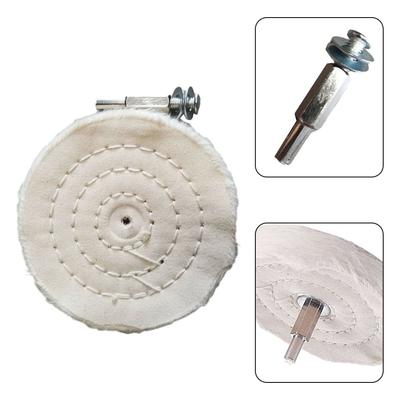 Polishing Wheels Cotton Cloth With Connecting Rod 1 Set