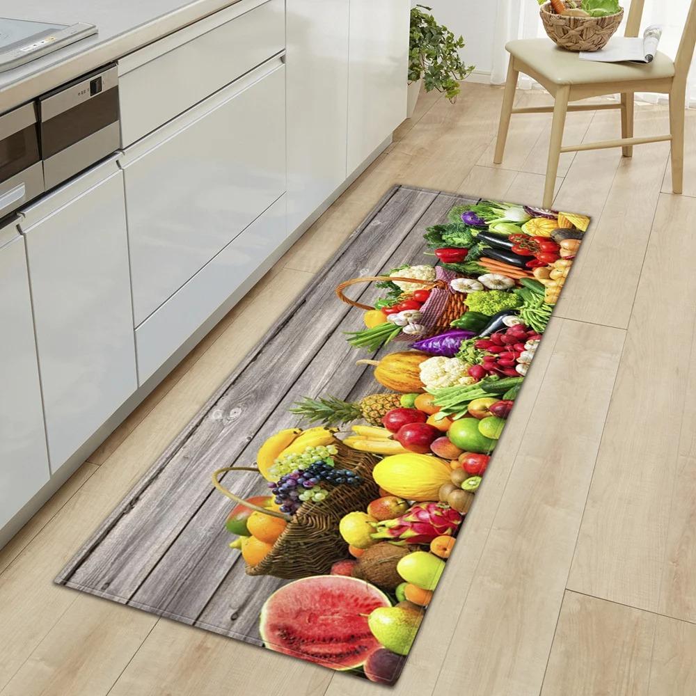 Fruit Pattern Home Kitchen Floor Mat Door Decoration Floor Mat