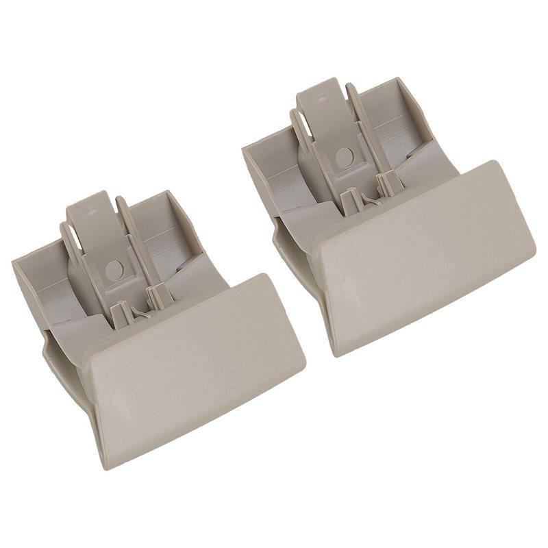 39826799 2pcs Rear 2nd 3rd Row Seat Release Handle Lever Fit For Volvo XC90 2016- Grey ABS