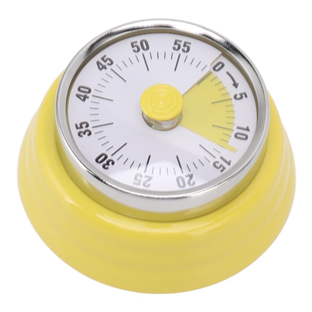Mechanical Countdown Timer with Visual Display   Stainless Steel Timer for Learning